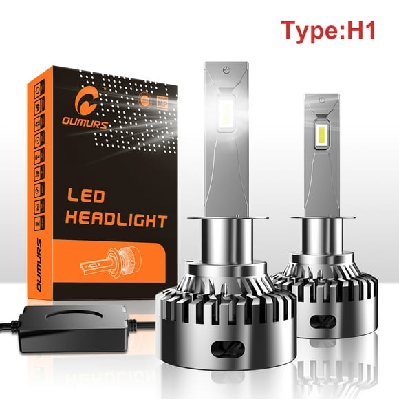 au-kee H7 LED Headlight Bulb Fanless 10000LM 6000K White CSP Chips Conversion Kit 